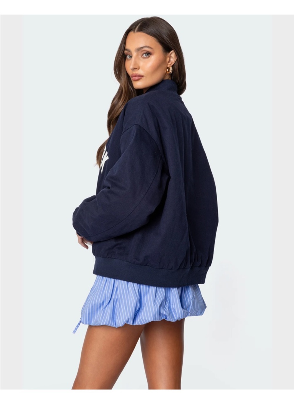 Edikted NEW YORK bomber jacket - Picture 2 of 4